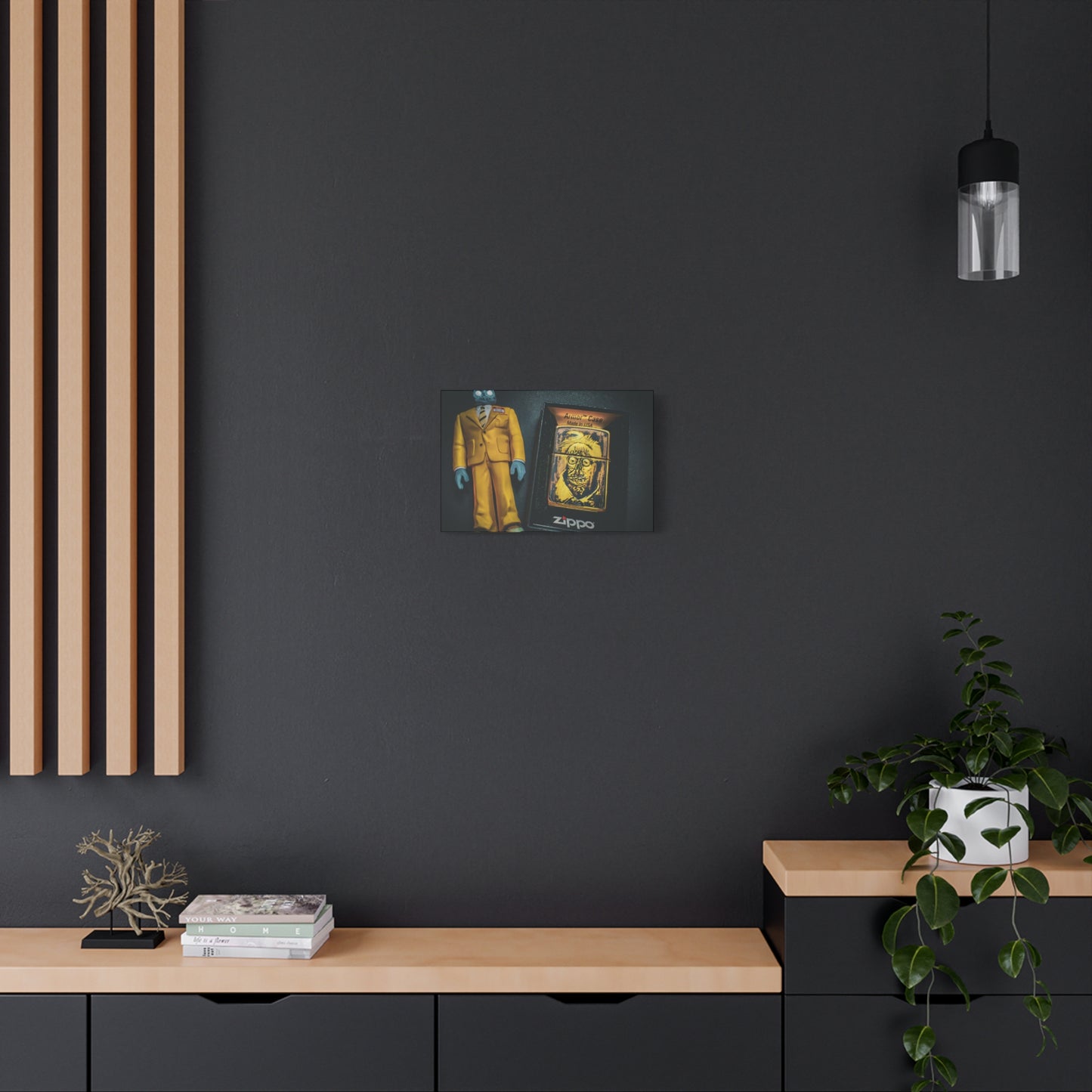Canvas Wall Art Print, Bob from Beetlejuice Art Decor, Unique Home Decor, Gift for Collectors, Quirky Wall Hanging, Halloween Decoration