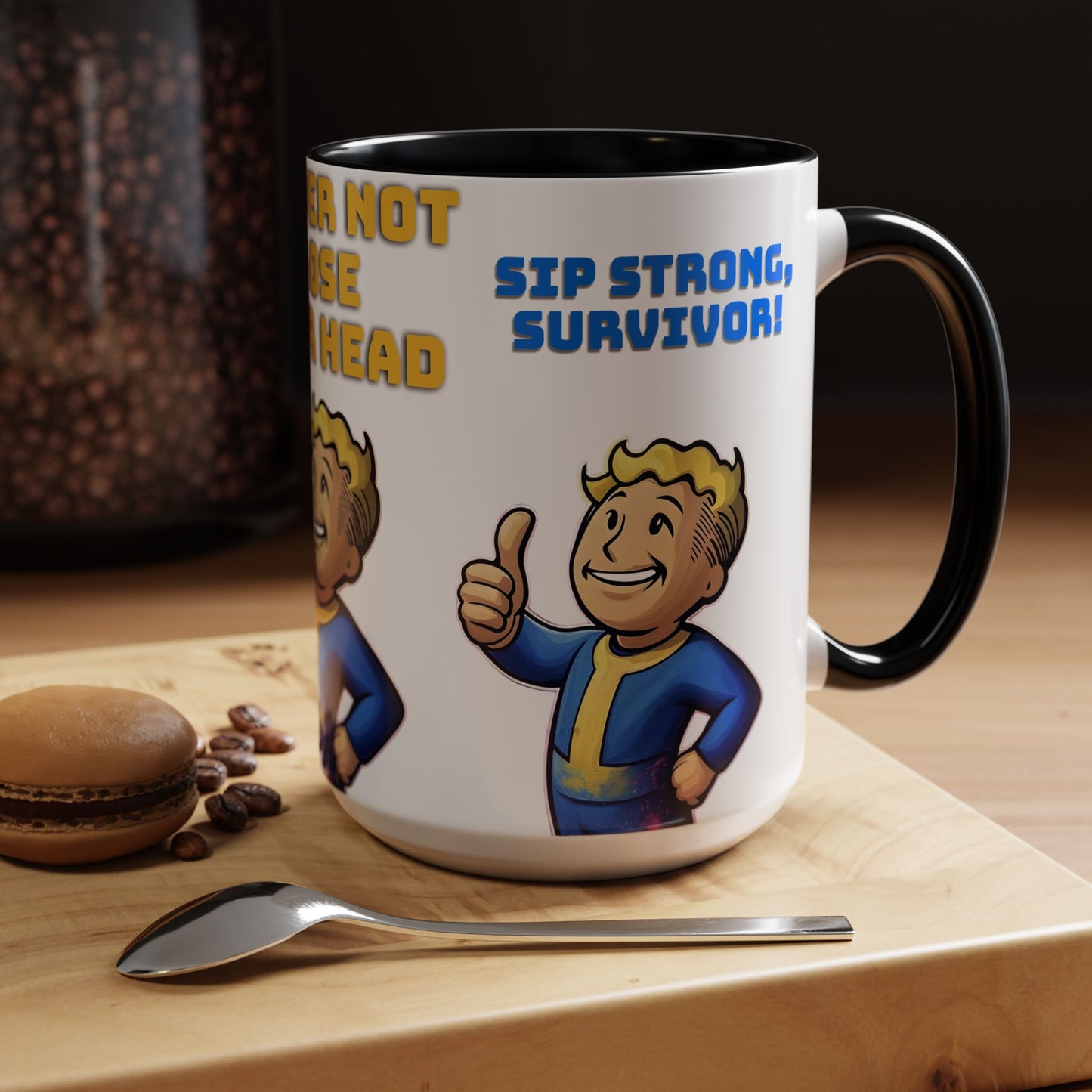 Survivor Coffee Mug - Better Not Lose Your Head, Unique Gift for Gamers, Perfect for Birthdays, Holidays, and Celebrations