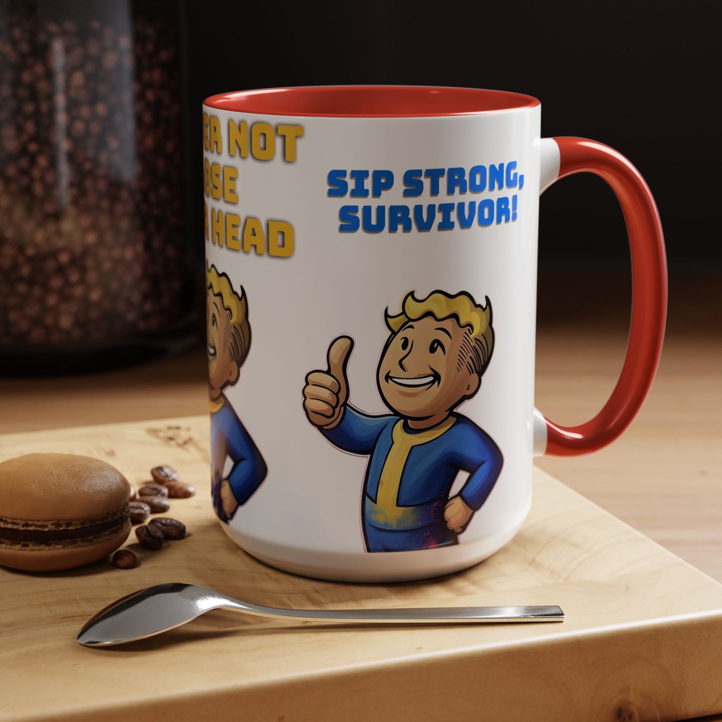 Survivor Coffee Mug - Better Not Lose Your Head, Unique Gift for Gamers, Perfect for Birthdays, Holidays, and Celebrations
