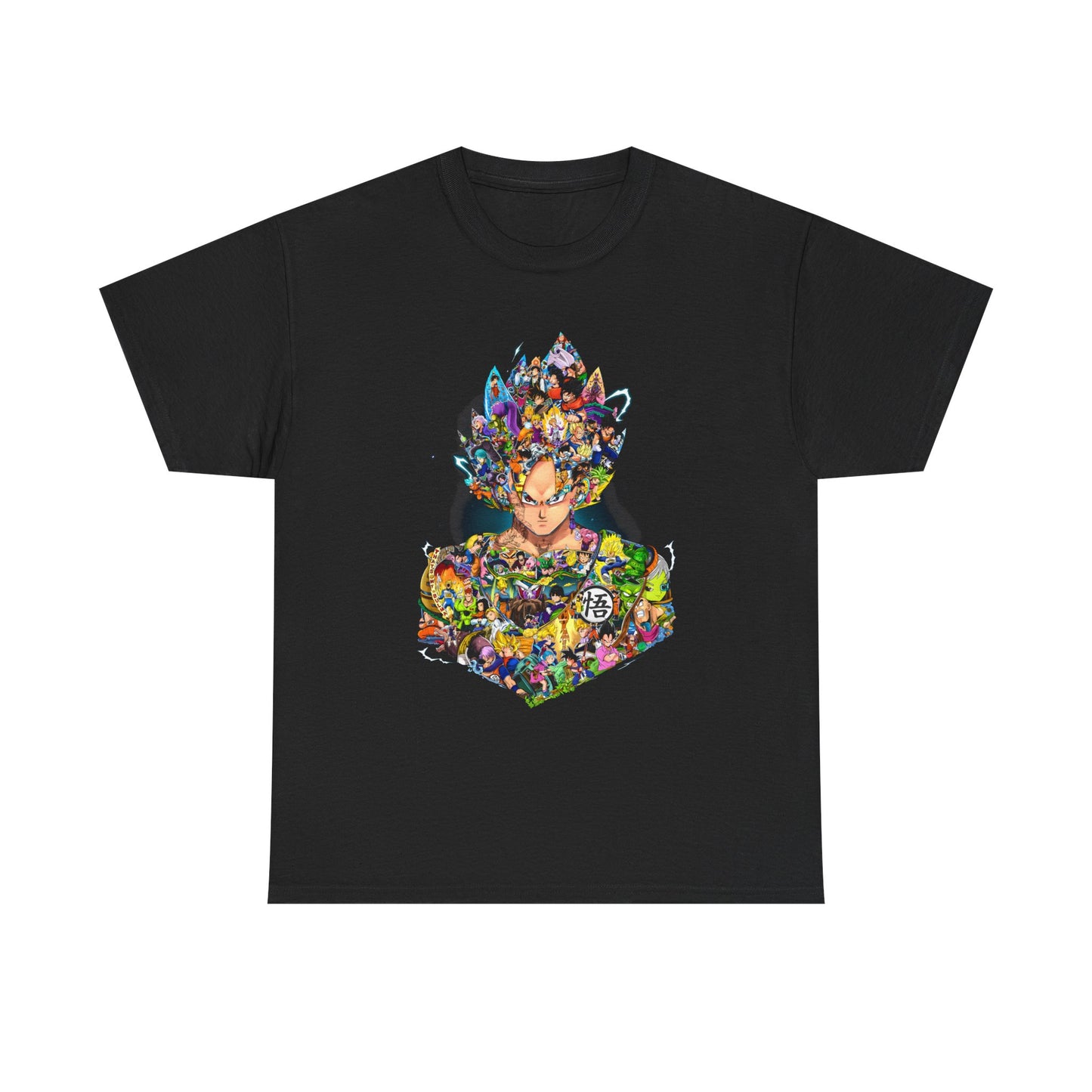 Colorful Fantasy Print Unisex Heavy Cotton Tee, Graphic T-Shirt, Artistic Apparel, Unisex Tee, Gift for Art Lovers, Casual Wear