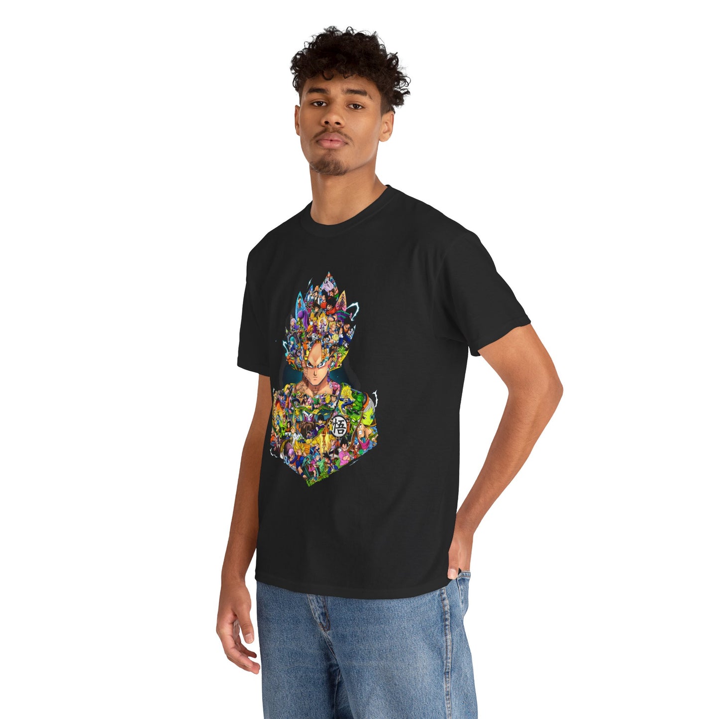 Colorful Fantasy Print Unisex Heavy Cotton Tee, Graphic T-Shirt, Artistic Apparel, Unisex Tee, Gift for Art Lovers, Casual Wear