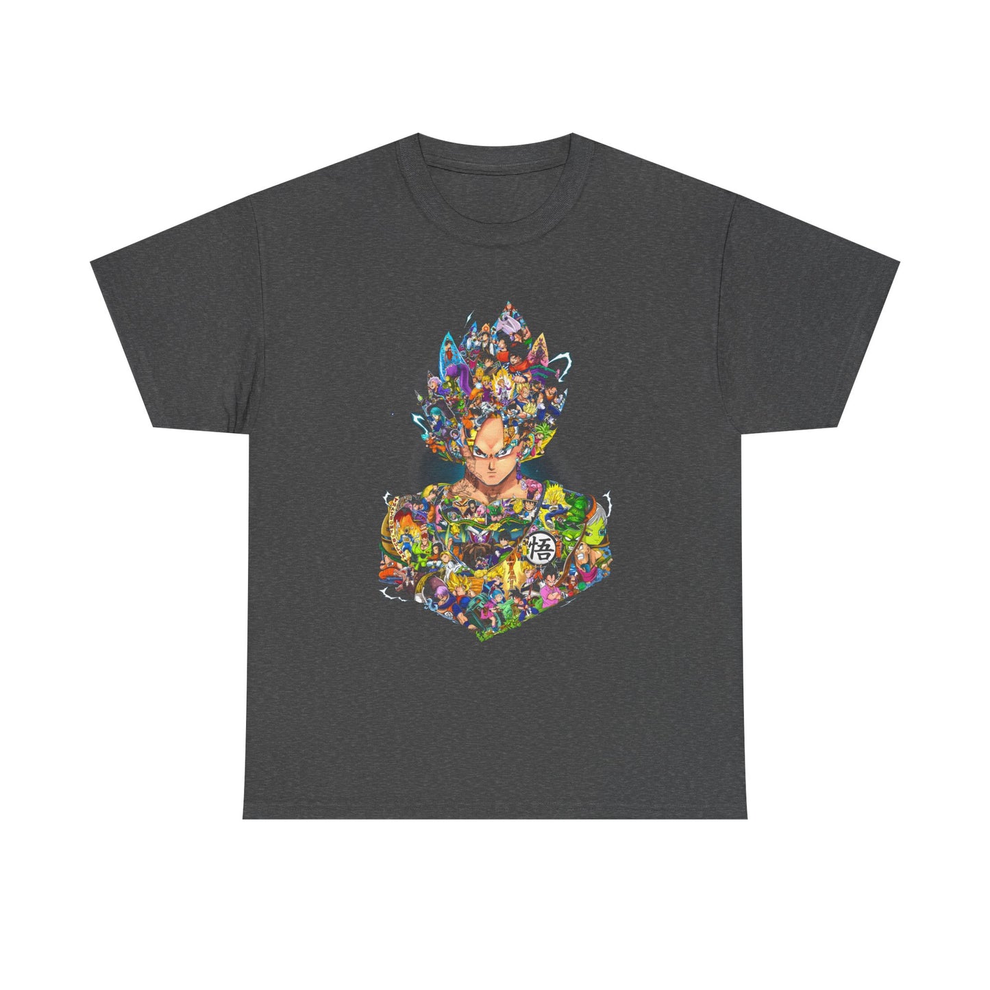 Colorful Fantasy Print Unisex Heavy Cotton Tee, Graphic T-Shirt, Artistic Apparel, Unisex Tee, Gift for Art Lovers, Casual Wear