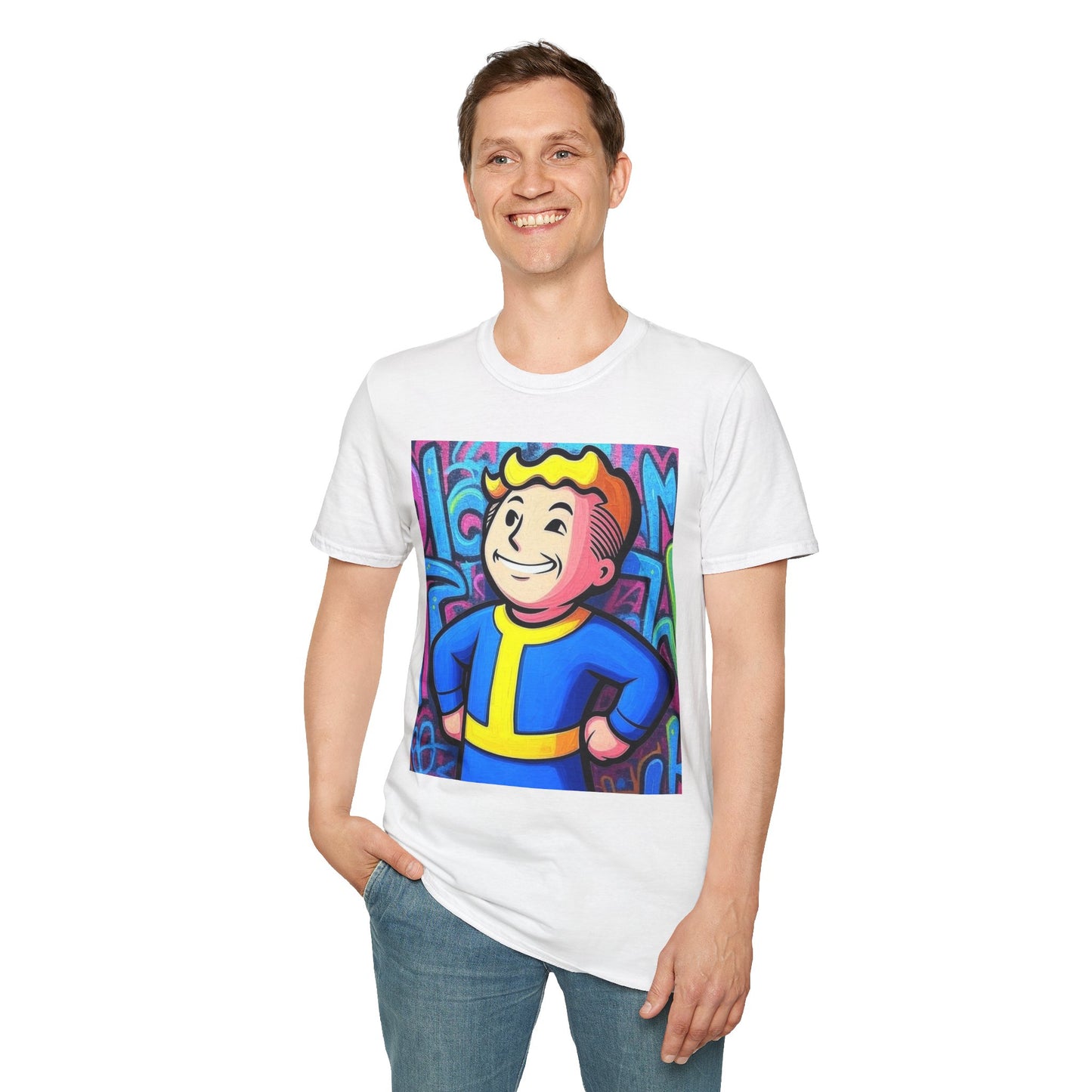 Vaultboy Fallout T-Shirt - Gamer Tee, Video Game Shirt, Gaming Top, Retro Gamer Apparel, Geek Gift
