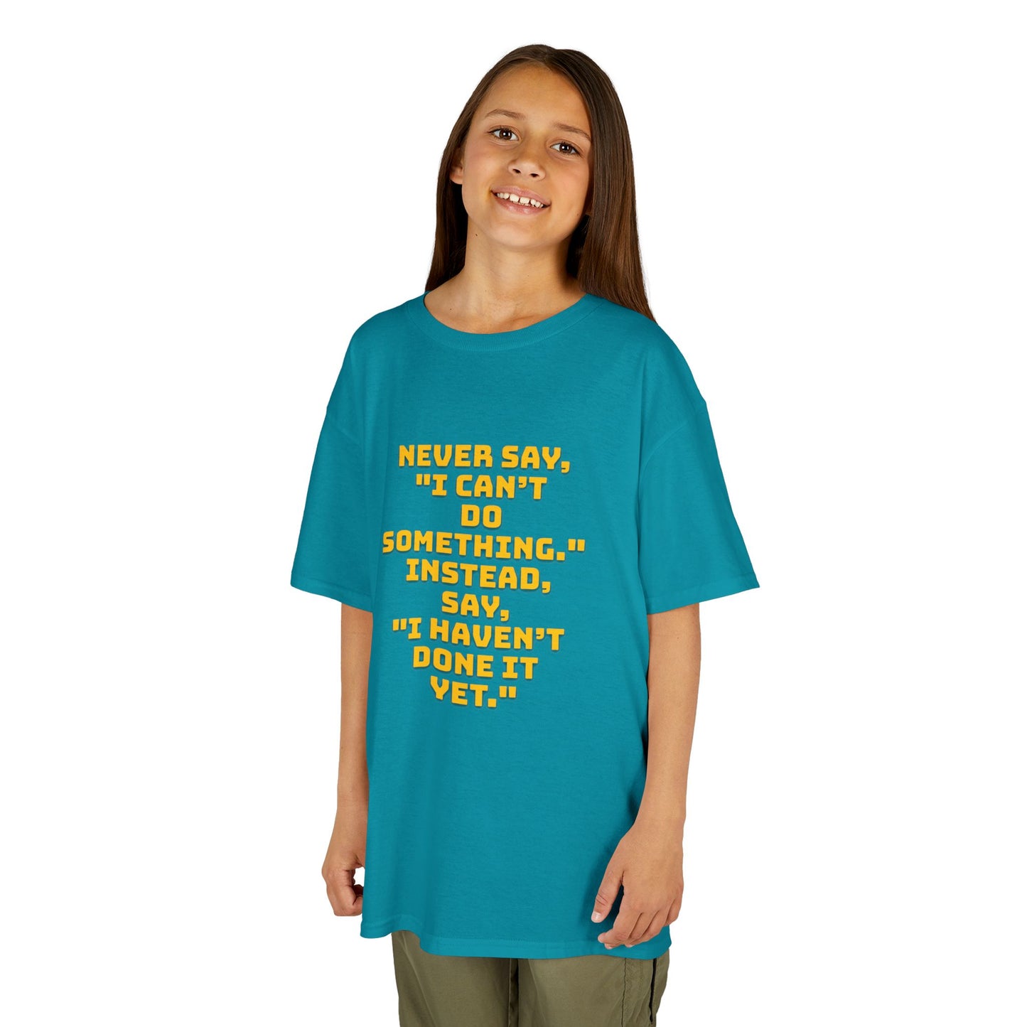 Inspirational Kids Vaultboy Tee with Motivational Quote & Fun Character, Perfect Gift for Birthdays, Playdates, or Encouragement