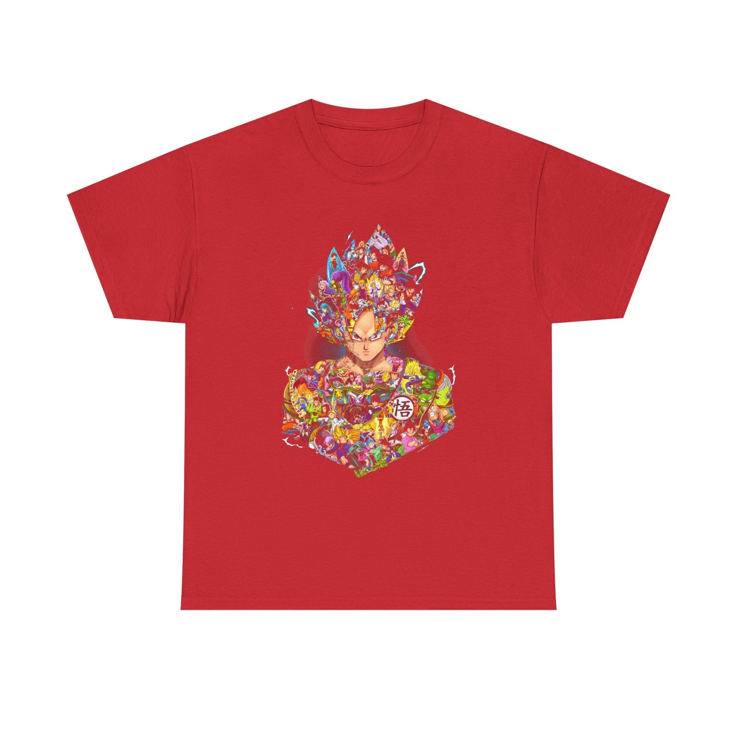 Colorful Fantasy Print Unisex Heavy Cotton Tee, Graphic T-Shirt, Artistic Apparel, Unisex Tee, Gift for Art Lovers, Casual Wear