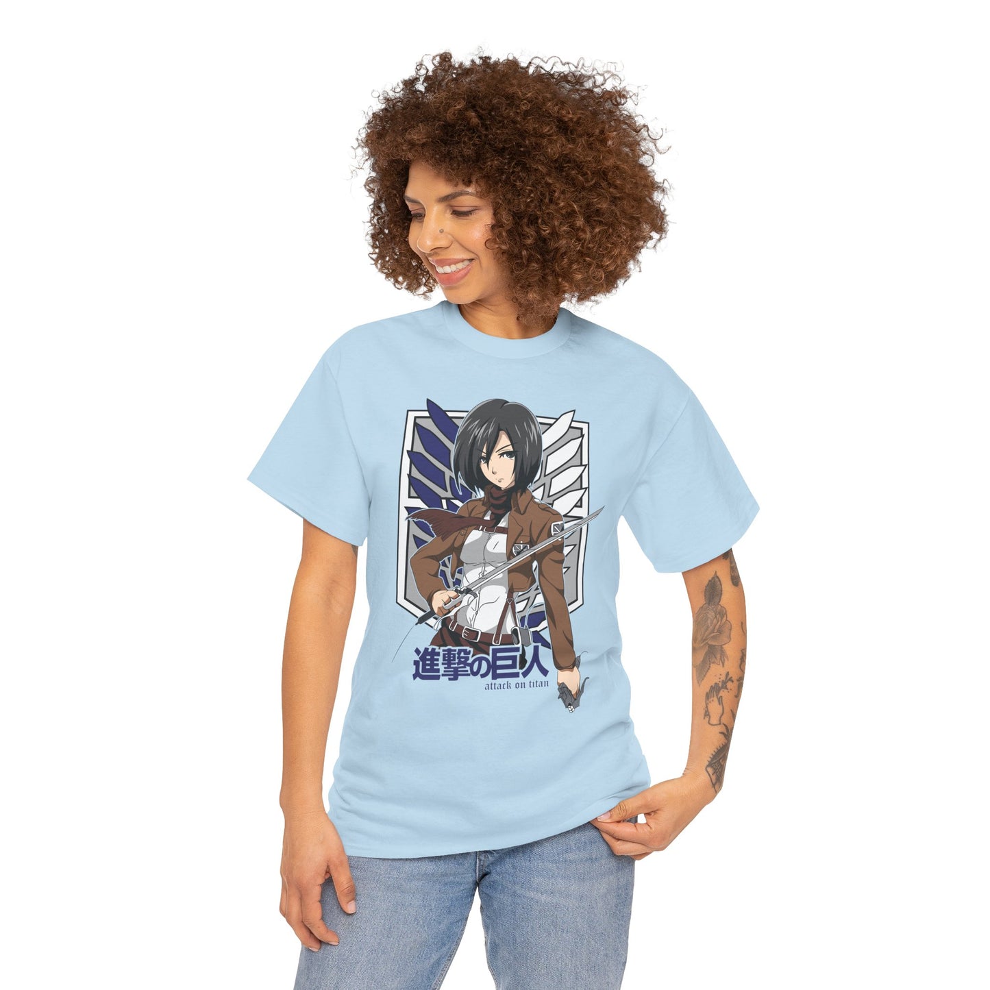 Attack on Titan Unisex Tee, Anime Manga Shirt, Survey Corps Scouting Legion, Japanese Manga Fan Gift, Eren Mikasa Levi Shirt, Soldier Tee,