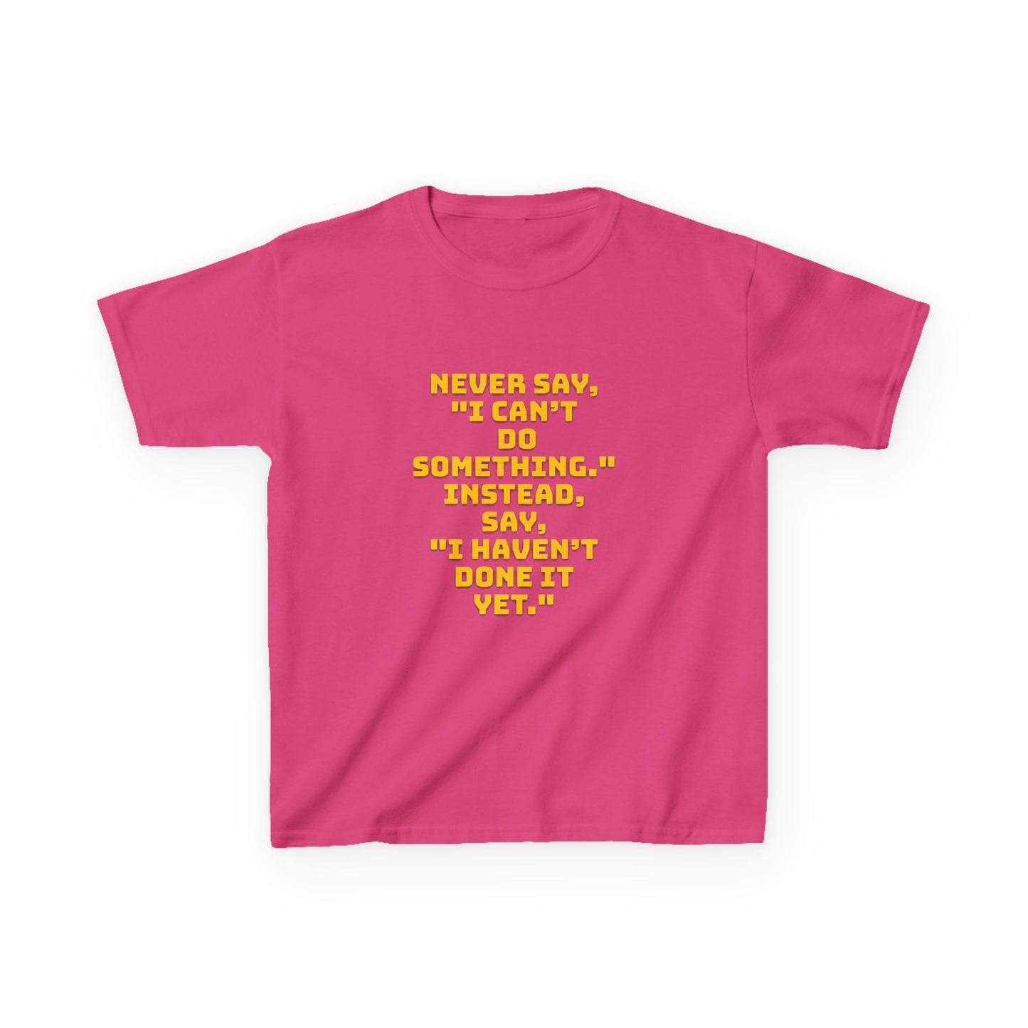 Inspirational Kids Vaultboy Tee with Motivational Quote & Fun Character, Perfect Gift for Birthdays, Playdates, or Encouragement