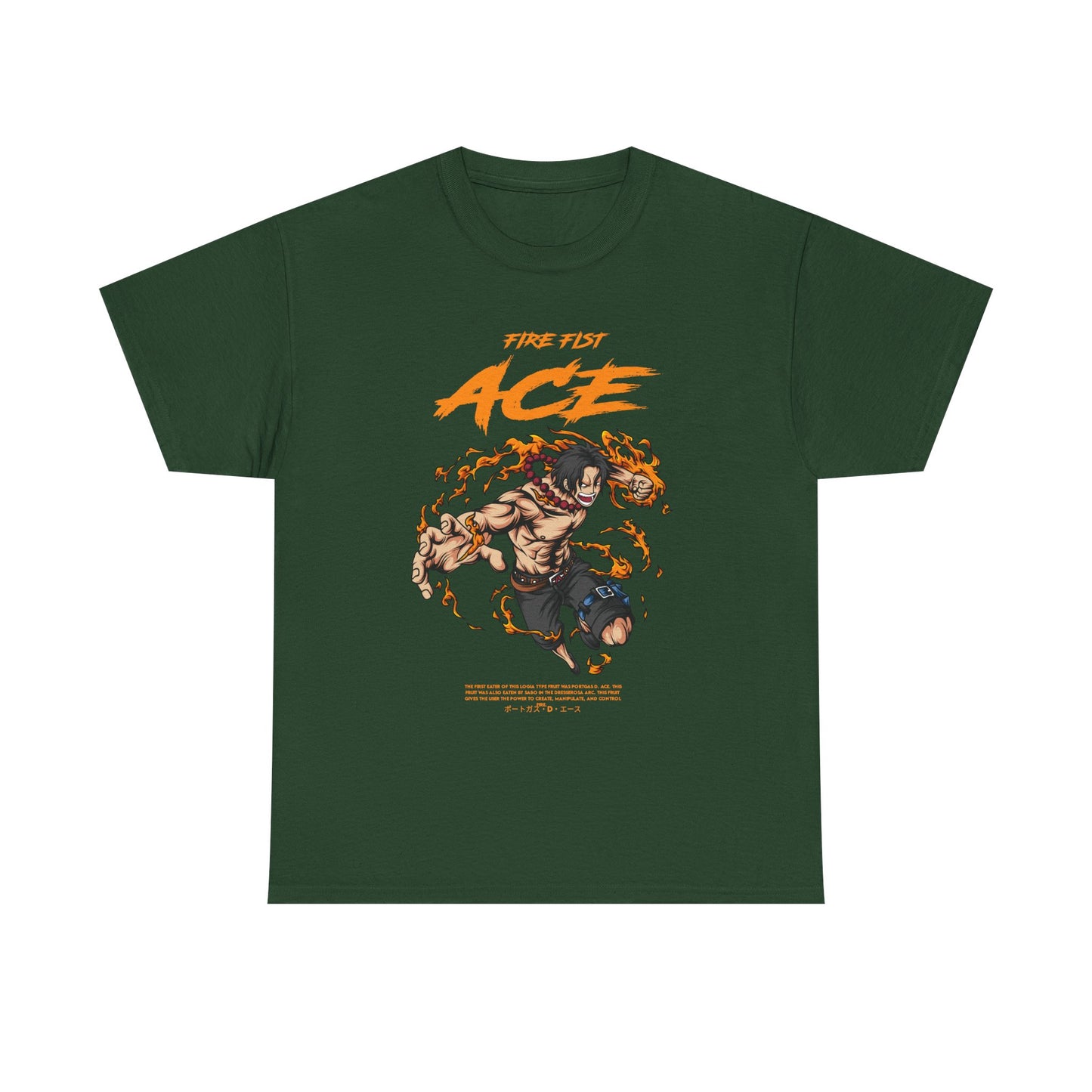 Anime Tee Shirt, One Piece Graphic Unisex Heavy Cotton Tee - Manga Fans Gift Idea, Anime Lover Apparel, Japanese Animation Cosplay Costume,