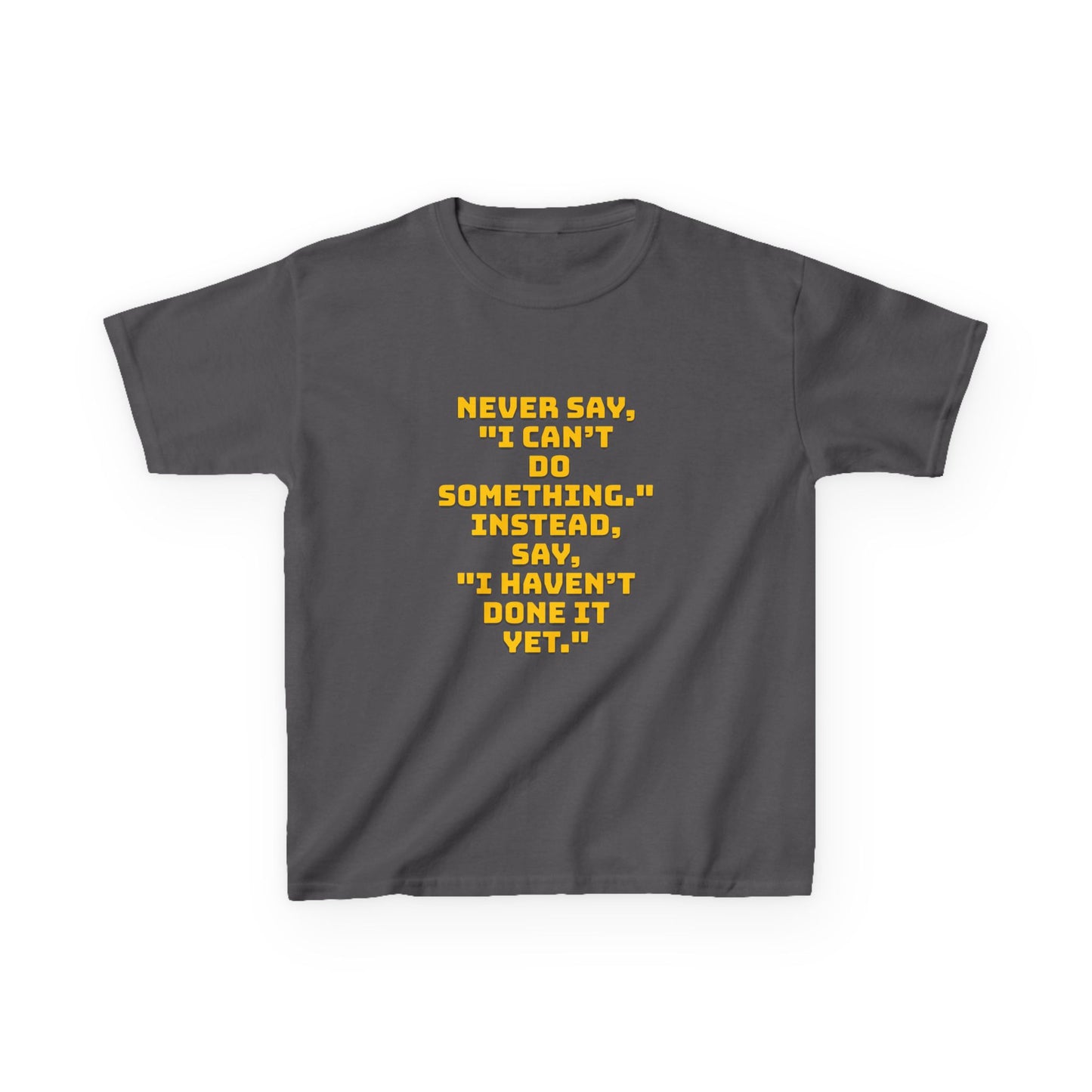 Inspirational Kids Vaultboy Tee with Motivational Quote & Fun Character, Perfect Gift for Birthdays, Playdates, or Encouragement
