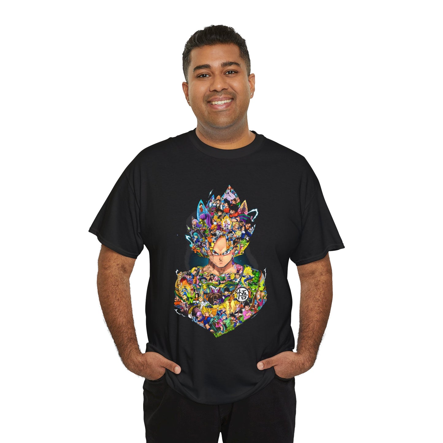 Colorful Fantasy Print Unisex Heavy Cotton Tee, Graphic T-Shirt, Artistic Apparel, Unisex Tee, Gift for Art Lovers, Casual Wear