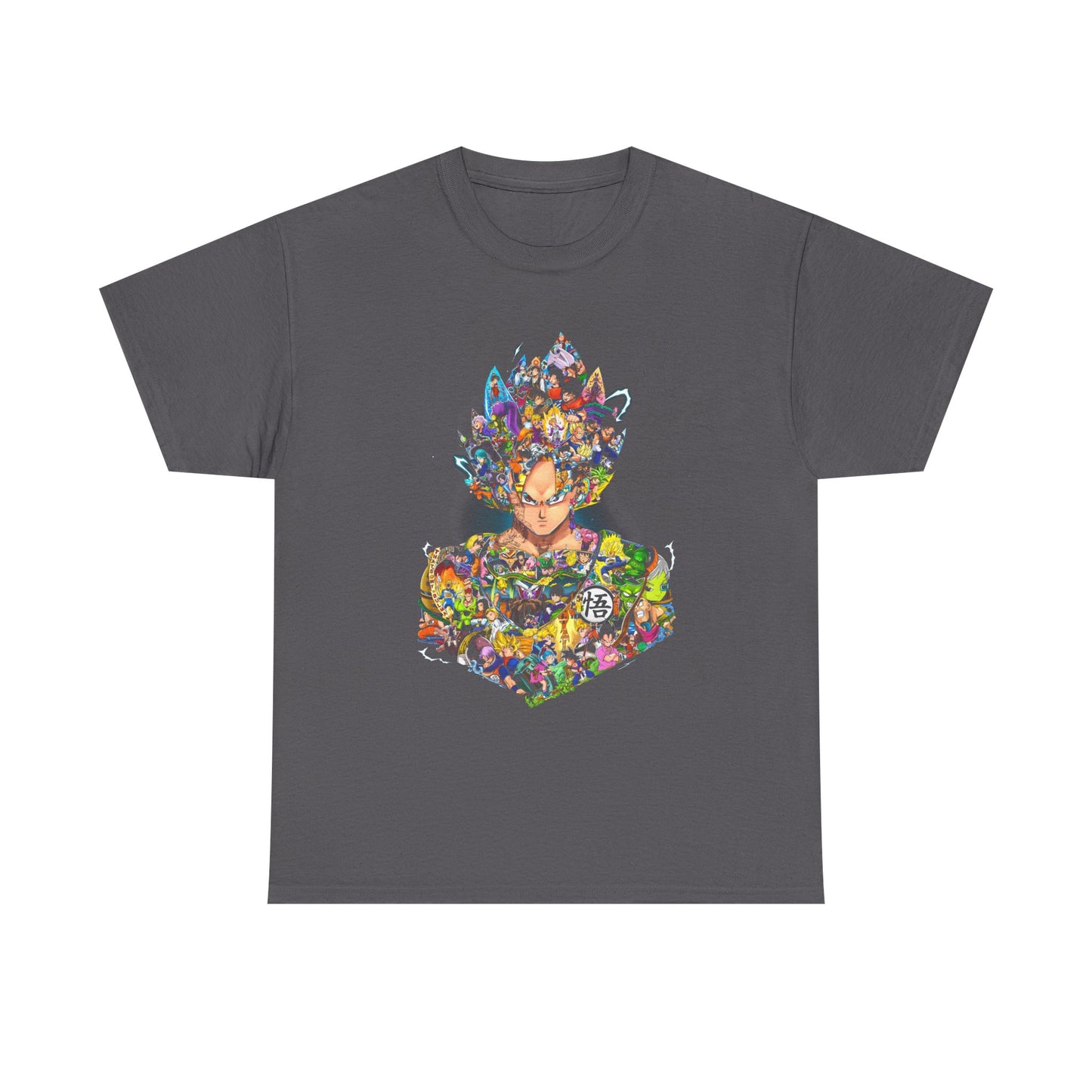 Colorful Fantasy Print Unisex Heavy Cotton Tee, Graphic T-Shirt, Artistic Apparel, Unisex Tee, Gift for Art Lovers, Casual Wear