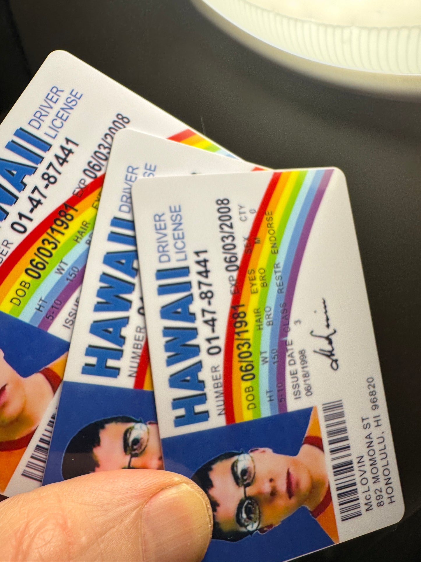 McLovin Superbad Movie Prop | HIGH QUALITY PVC Novelty Driver's License | Thick ID Card Gag Gift