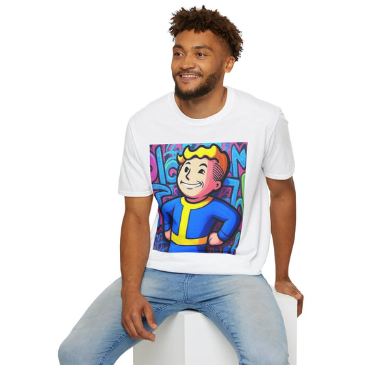 Vaultboy Fallout T-Shirt - Gamer Tee, Video Game Shirt, Gaming Top, Retro Gamer Apparel, Geek Gift