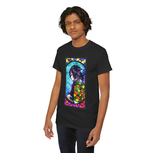 demon Slayer stained glass Artistic Unisex Cotton Tee