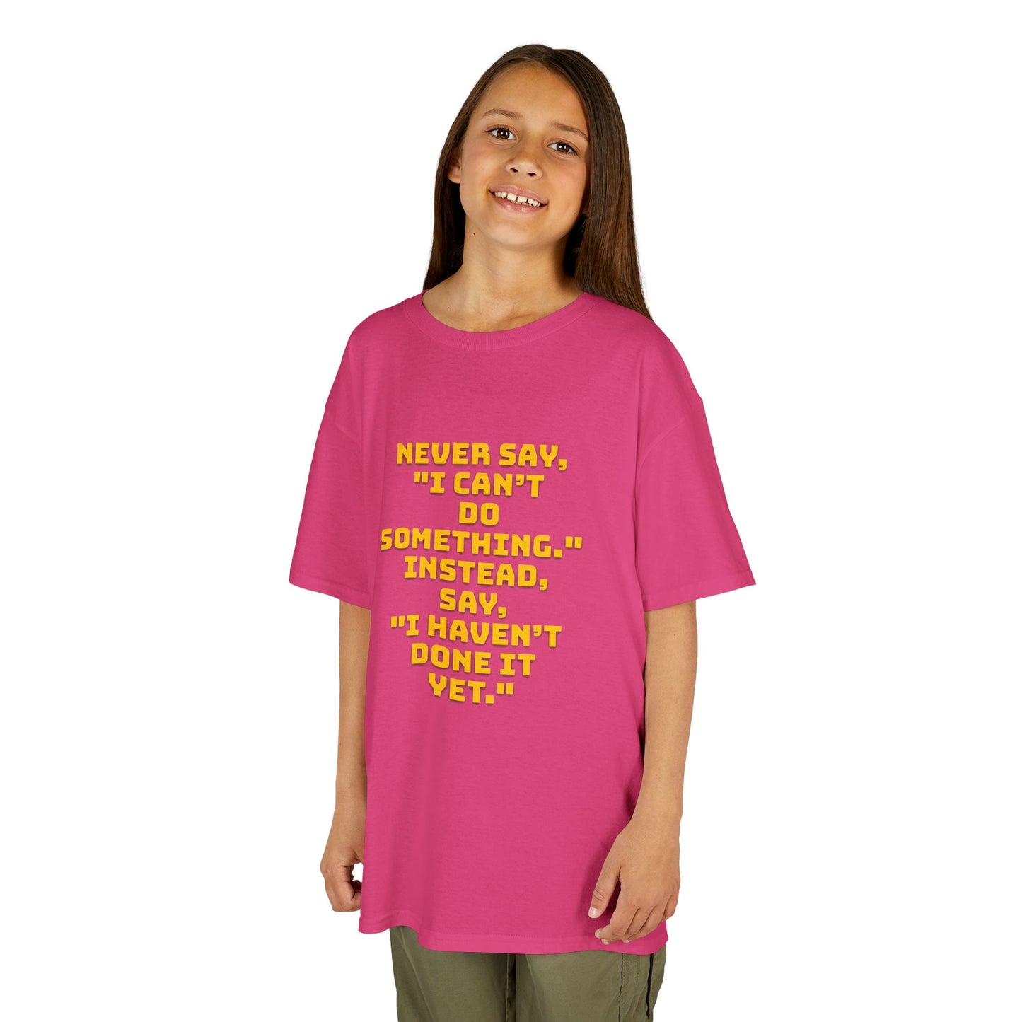 Inspirational Kids Vaultboy Tee with Motivational Quote & Fun Character, Perfect Gift for Birthdays, Playdates, or Encouragement