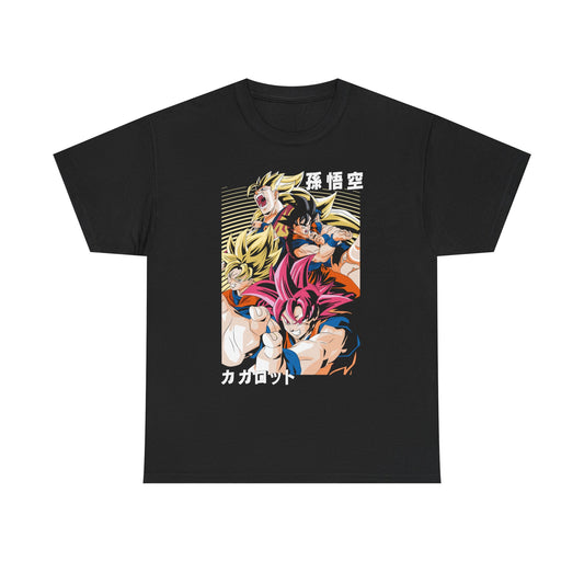 Dragon Ball Z Unisex Cotton Tee, Anime Shirt, Casual Wear, Gift for Fans, Graphic Tee, Streetwear, Geek Merchandise