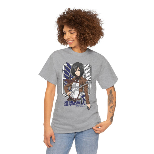 Attack on Titan Unisex Tee, Anime Manga Shirt, Survey Corps Scouting Legion, Japanese Manga Fan Gift, Eren Mikasa Levi Shirt, Soldier Tee,