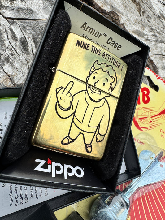“Vault Boy’s Nuka Rebellion Zippo”