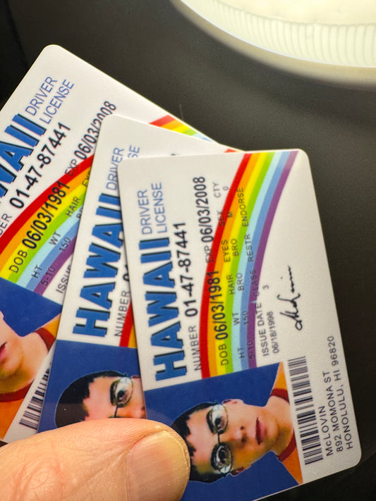 McLovin Superbad Movie Prop | HIGH QUALITY PVC Novelty Driver's License | Thick ID Card Gag Gift