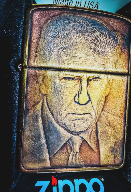 President Donald Trump Engraved Zippo Lighter